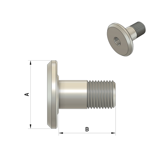 Trunnion Shock Bolt