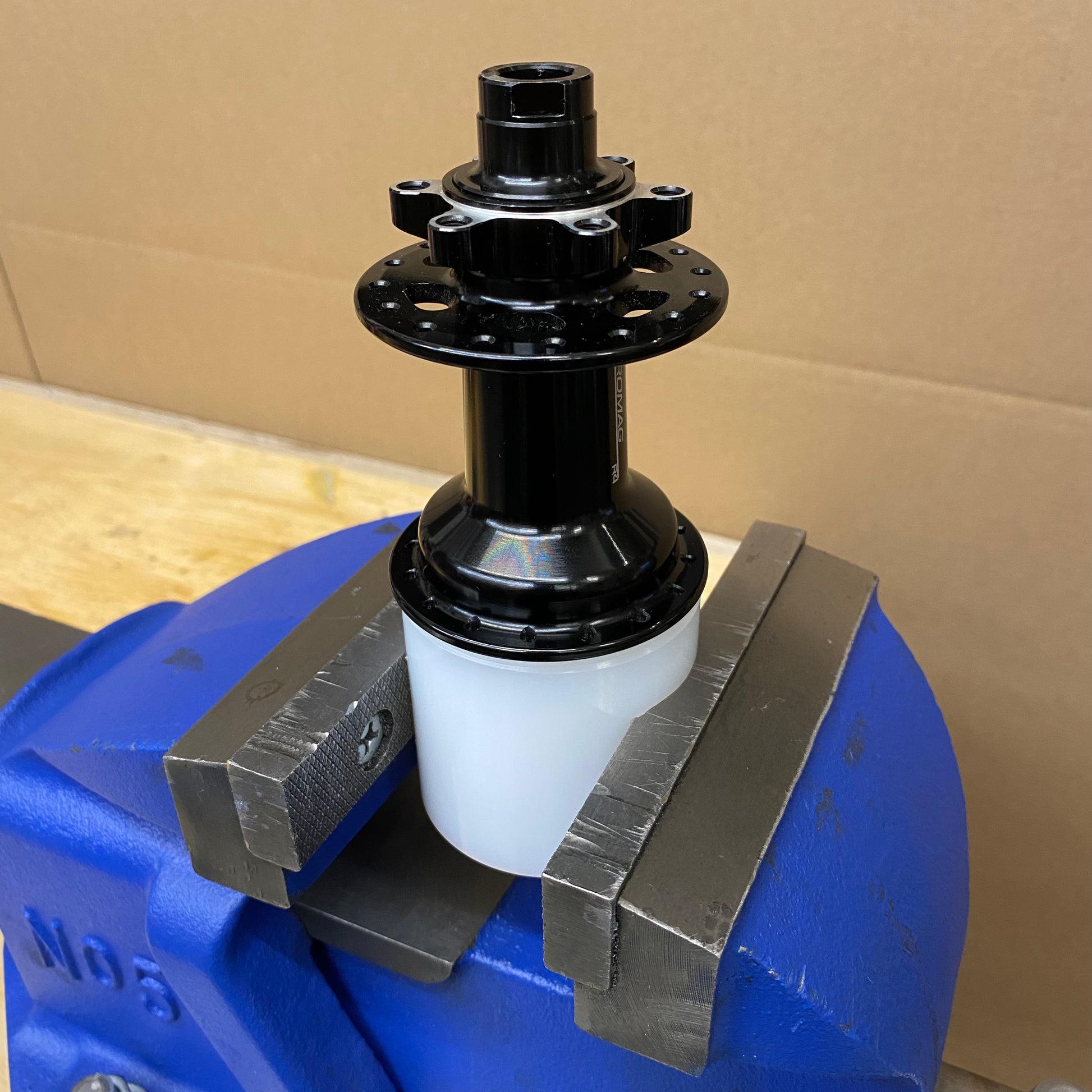Vise-friendly Hub Support Tool โ Pinner Machine Shop